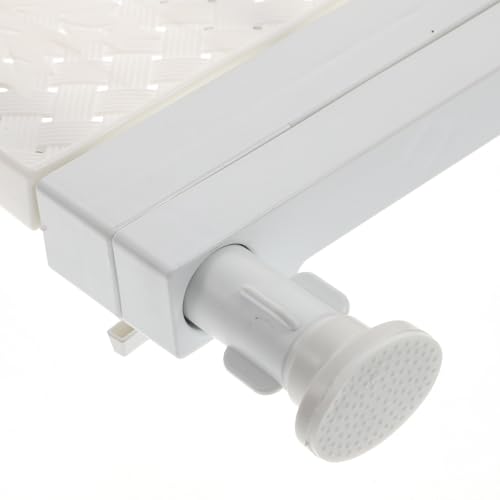 Étagère de placard rétractable sans clous, fixation par pression ultra stable - 6