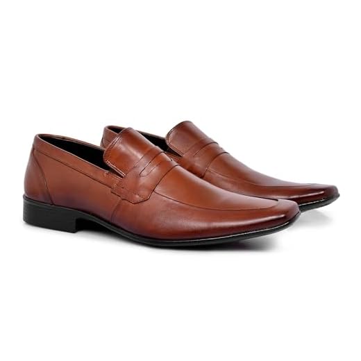 Sapato Social Masculino de Couro Legítimo Natural Derby Italiano Oxford Confortável Artesanal Moderno - 4606 (Whisky, BR, Adulto, Numérico, 43)