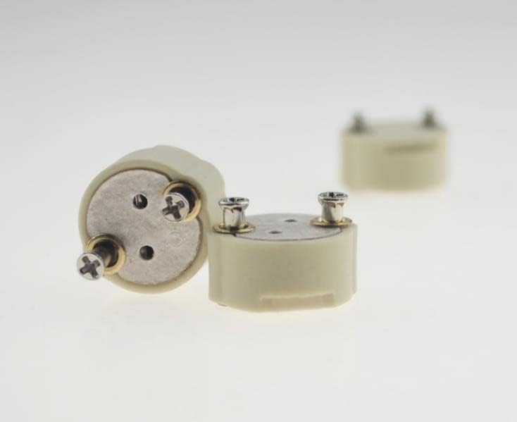 913 Lamp Holder, 2pcs, Copper, White
