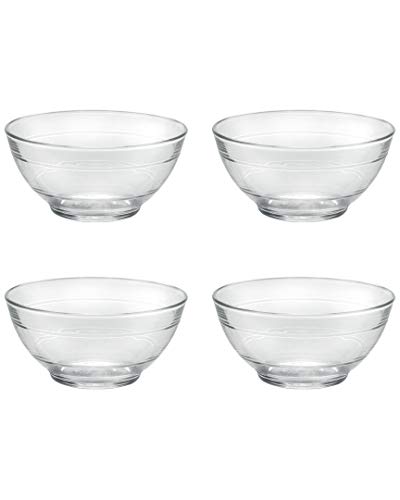 Duralex Made in France, Lys Dinnerware 18 oz Soup Bowl Parisian. Set of 4