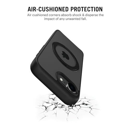 Image of DailyObjects Polycarbonate Case for iPhone 16e Compatible with Mag-Safe Wireless Charging,Halo 2.0 with Rotatable Stand Slim Shockproof Back Cover