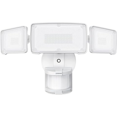 LEPOWER LED Security Lights Motion Sensor Light Outdoor Cover