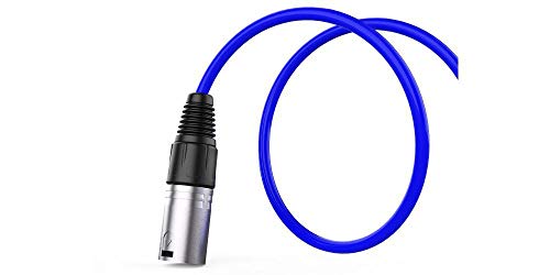 Audibax Silver XLR Male to XLR Female Cable, Length 20 Metres, High Signal Transmission OFC Connectors, PVC Coated - Image 3