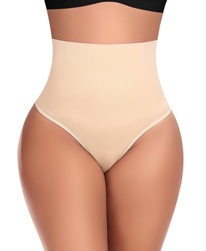 Image of Womens Thong Shapewear Mid to High Waisted Shaper Thong WN0017