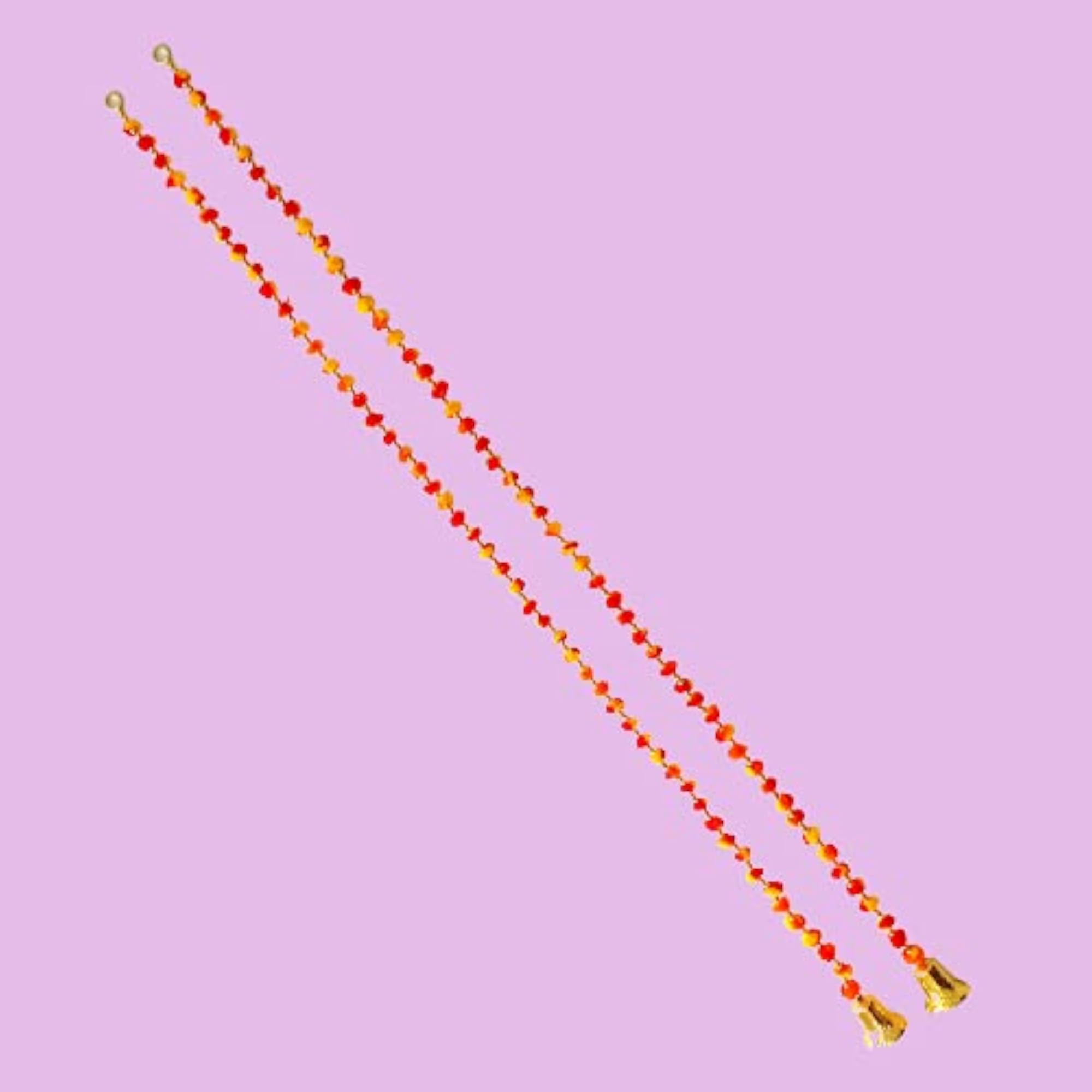 P.A.Woollen Multicolour Pom Pom with Bell Garland