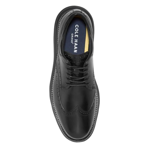Cole Haan Men's Grand+ Ultra Wing Tip Oxfords Black 11 Medium