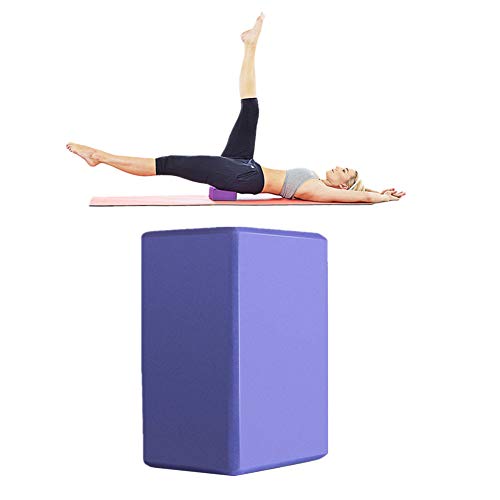 Yoga Block Pilates Block Yoga Blocks Support Deepen for Yoga Pilates Blocks Foam Blocks High Density Foam Block Yoga Support Blocks Yoga Block Set lightpurple,1pc