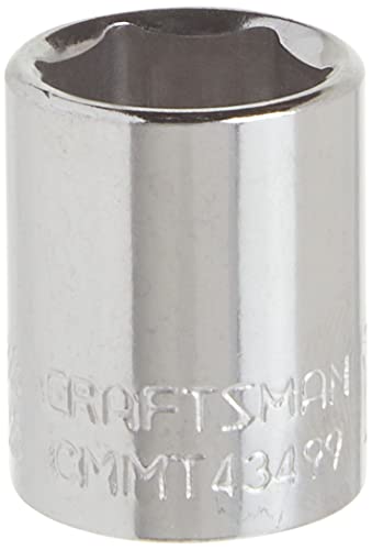 Image of CRAFTSMAN Shallow Socket, SAE, 1 /4-Inch Drive, 1 /2-Inch, 6-Point (CMMT43499)