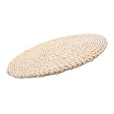 Utilisation polyvalente : tapis de sol, tapis de jardin, banquette de fenêtre ou , offrant de multiples possibilités pour votre maison, style canapé de sol tatami, assise tissée