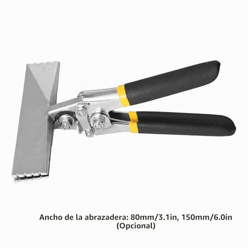 Pinza para prensar y aplanar chapa doblada de 150 mm sin dañarla 7