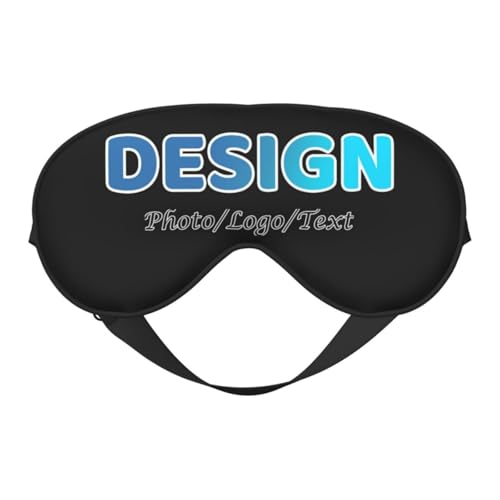 Personalisierte Schlaf Augenmaske für Frauen Männer, Personalisierte Schlaf Shade Weiche Augenbinde Augenmaske mit Foto und Text Blackout Augenschutz mit verstellbarem Band für Nacht Schlaf Reise Personalisierte Schlaf Augenmaske für Frauen Männer, Personalisierte Schlaf Shade Weiche Augenbinde Augenmaske mit Foto und Text Blackout Augenschutz mit verstellbarem Band für Nacht Schlaf Reise