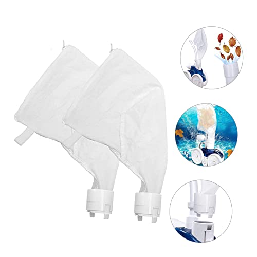 Yardwe 4 Pçs Filtros De Piscina Spa Zíper Reutilizável Filtro De Robô Limpador De Zíper Bolsa De Peç