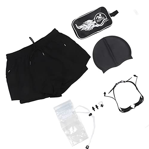 Kit de Chapéu de Banho de Shorts de Natação, 8 Peças Conjunto de Chapéus de Shorts de Natação Mascul