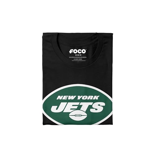 Image of FOCO Men's NFL Team Primary Logo Black Short Sleeve T-Shirt