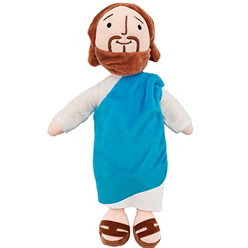 Coseaon Jesús Peluche Muñeca 32cm Jesús Plush Figura de Savior Toy Doll Felpa Christian Decoración para Casa Navidad (Jesús) Cover
