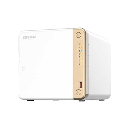 Nas QNAP TS-462-2G, 4 bay NAS (Intel® Celeron® N4505 2 core/2 thread, Turbo fino a 2,9 GHz, 2,5 GbE) 16 TB bundle con dischi rigidi WD RED Plus da 4 TB
