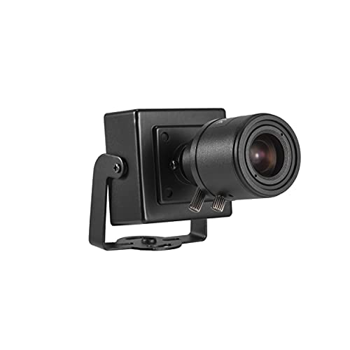 REVODATA 5MP Mini POE Zoom Petite Caméra IP, Caméra intérieure Sécurité 6-22mm Objectif Zoom Manuel P2P Vue à Distance P2P POE IP vidéo CCTV, H.265...