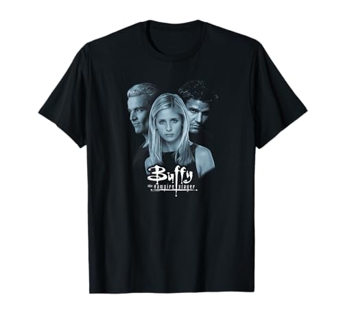 Bild: Buffy the Vampire Slayer Buffy Spike und Angel Foto T-Shirt fr 22,99 EUR bei amazon.de