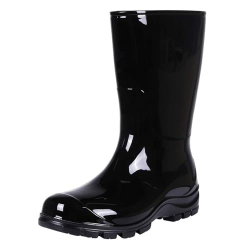 Bottes de pluie femmes imperméables bottes courtes caoutchouc jardin pêche 39
