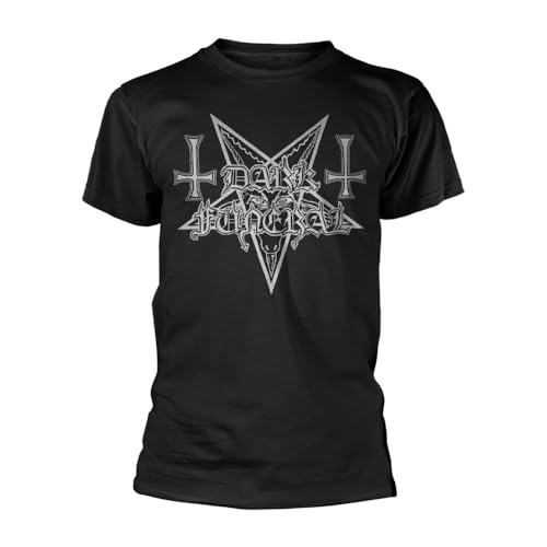 T-shirt Dark Funeral adulte 3XL noir et blanc vêtement de metal