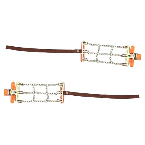Ciieeo Snow Chains Car Skid Chain Set 2pcs for Winter and Traction Random Color