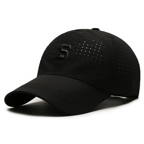Image of Quick Dry Fit Baseball Cap - Water Repellent Sun Hat for Fishing, Running, Hiking, Golf, Surfing, Sailing, Boating