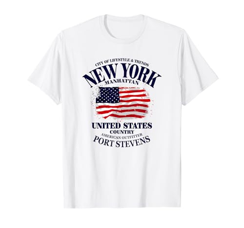 Drapeau américain New York - Stars and Stripes T-Shirt