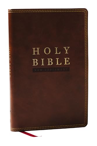 Image of NKJV Super Giant Print New Testament, Brown Leathersoft, Red Letter, Comfort Print