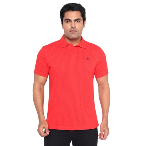 Image of MANE AND MINI Men's Cotton Regular Fit | Pique Polo Neck T Shirt | Half Sleeves Casual Shirt for Men