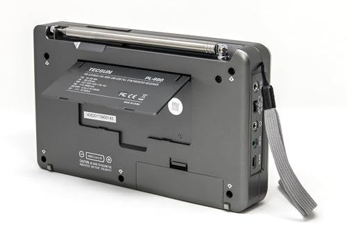 Image of Tecsun PL880 Portable Digital PLL Dual Conversion AM /FM, Longwave & Shortwave Radio with SSB (Single Side Band) Reception, Color Silver