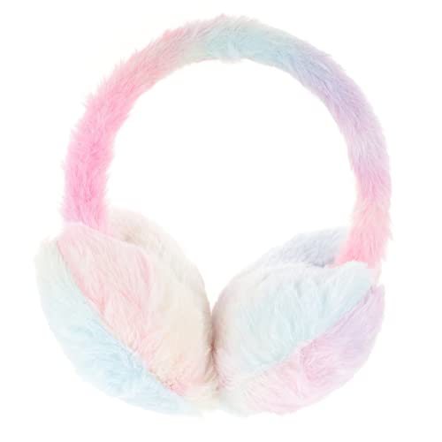 FOMIYES Winter Earmuffs for Women Plush Ear Muffs Stretch Ear Warmers for Cold Weather