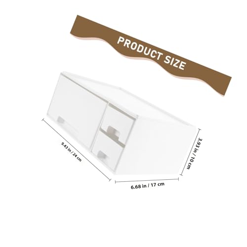 Organiseur multi-usages blanc et support moniteur pour ordinateur - 3