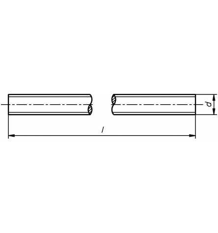 Reidl Gewindestange 12 x 1000 mm DIN 975 10.9 blank 20 Stück
