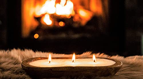 Red-Barn-Candle-Company-Wood-Dough-Bowl-Candles-100-Natural-Soy-Wax-Essential-Oil-Infused-Odor-Eliminating-Pet-Safe-Scented-Candle-Gifts-for-Men-Women-Vanilla-Latte-3-Wick Red Barn Candle Company Wood Dough Bowl Candles 100 Natural Soy Wax Essential Oil Infused Odor Eliminating Pet Safe Scented Candle Gifts for Men Women Vanilla Latte 3 Wick