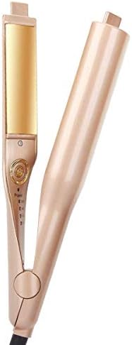 The third generation Professional Salon Styling Negative Ions 2 in 1 Twist Straightening Iron hair Curling Iron,3D Concave and Convex Ceramic Titanium Plate Wet & Dry Flat Iron