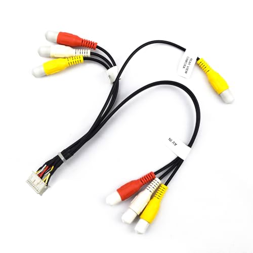 RCA Wiring Harness for Stereo Radio Fits for Alpine ILXW650 ILX-W650 ILX-W650E ILXW650E