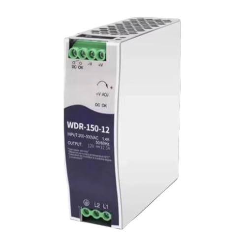 Alimentation Rail DIN WDR-150-12 haute stabilité pour automatisme