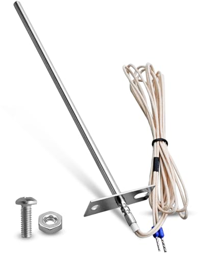 RTD Temperature Probe Sensor Fit for Z-Grill 450A 5502G 5502H 550A 550B 450B Pellet Grill, Particle Barbecue Stove Probe Replace ZG-RTD-1 AS-TR145