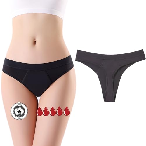 Image of Period Underwear for women 20ML Heavy Flow Absorbent thong Leak Proof Period Thongs,Period Panties Tangas