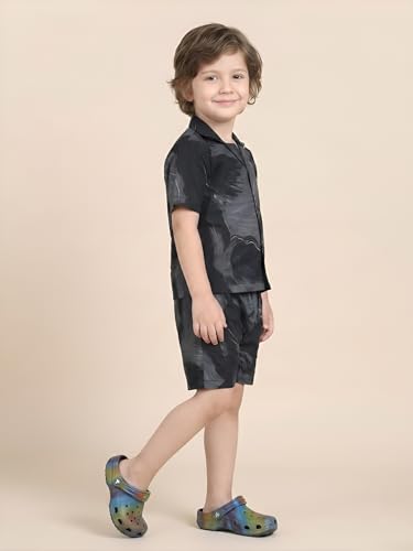 Image of POLKA TOTS Premium Cotton Co-Ord Clothing Set For Boys | Ultra-soft Half Sleeve Shirt & Shorts Combo for Kids Boys | Comfortable Casual - Beach Outfit for Baby Boys & Toddler | Kids Clothes for Boys