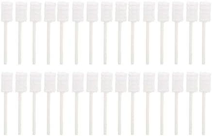 SUNGOOYUE 30 Pcs Baby Oral Cleaner Brush Tongue Tooth Cleaner Absorbent Gauze Disposable Cleaning Sticks 72 X 11mm for Infant Newborn Toddler Boys Girls Above 3 Months