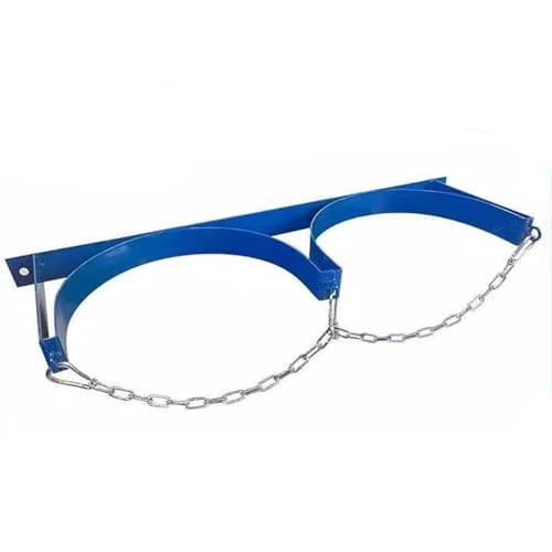 Support pour bouteille de gaz avec chaîne de sécurité – Solution de stockage sécurisée pour réservoirs de propane, d'oxygène, nitro dans la maison,...