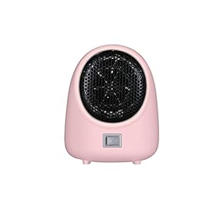 MOVOLS Electric Space Heaters, Warme Blower Fast Heater Fan Compact Handige Mini Home Desktop Heater USB Elektrisch. (Color : Pink)