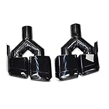Compatible For 2011-2018 Mercedes-Benz CLS-Class W218 Exhaust Tip Upgrade CLS AMG 63 Quad Out Black Square Muffler Tip Nozzle(Y Black)