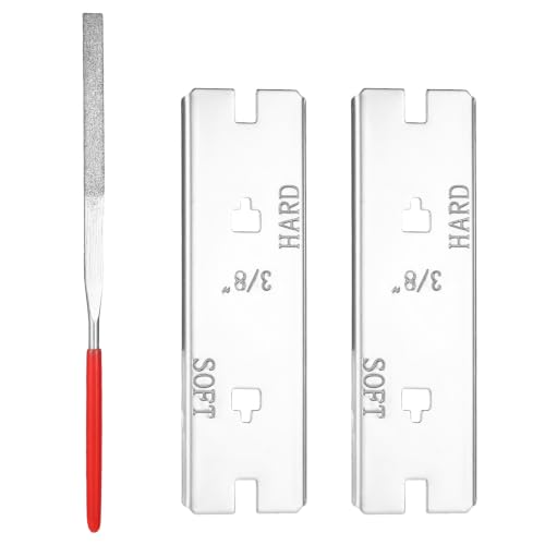Sinbana 2pcs Chainsaw Raker Gauge 3/8" with Flat File for Husqvarna