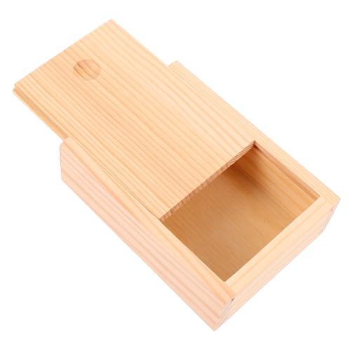 Frcolor 多目的木製収納ボックス カード保管ケース 小物入れ対応 コンパクト設計 持ち運び便利 写真やコイン収納用 通用 ケース