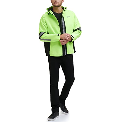 Image of DKNY mens Dkny Men's Taslan Performance Hoody With Reflective Detail