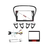 9 Inch Car Fascia Frame Compatible For PEUGEOT 607 2004-2010 General Overall DVD Stereo Radio Head Unit Navigation Panel Kit(607 Frame SET02)