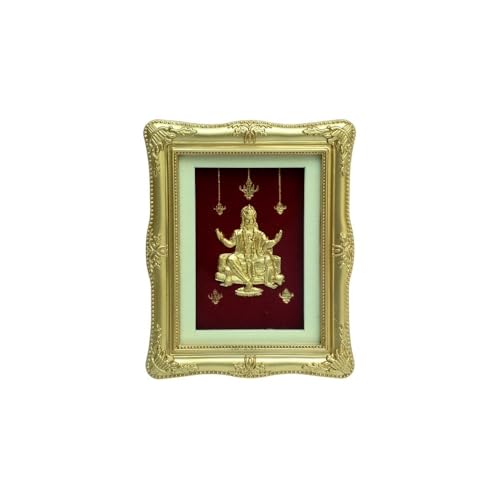 Image of EKA Divine Series Hanuman Ji - 24kt Gold Foil Blessing Tabletop | Vastu Positive Decor for Strength & Faith | Auspicious Gift for Hanuman Jayanti, Weddings & Celebrations (7.5 cm x 9 cm)