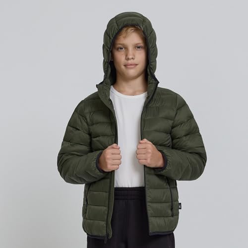Image of Spyder Boys Puffer Jacket - Lightweight Packable Wind Water Resistant Quilted Boys Winter Coat - Cozy Insulated Winter Jacket